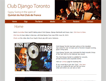 Tablet Screenshot of clubdjangotoronto.com